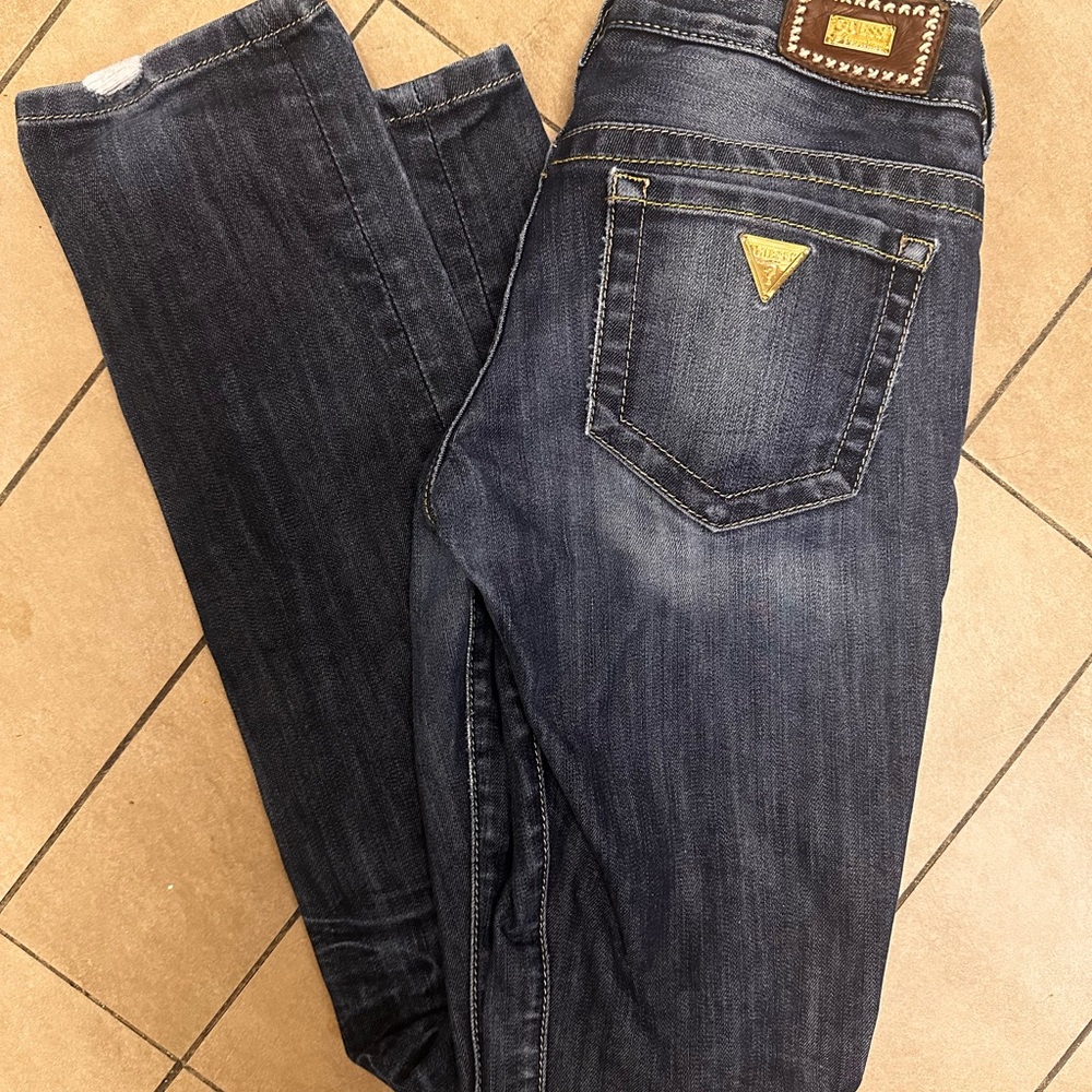 Guess Premium daredevil flare. Size 27 stretch. EUC